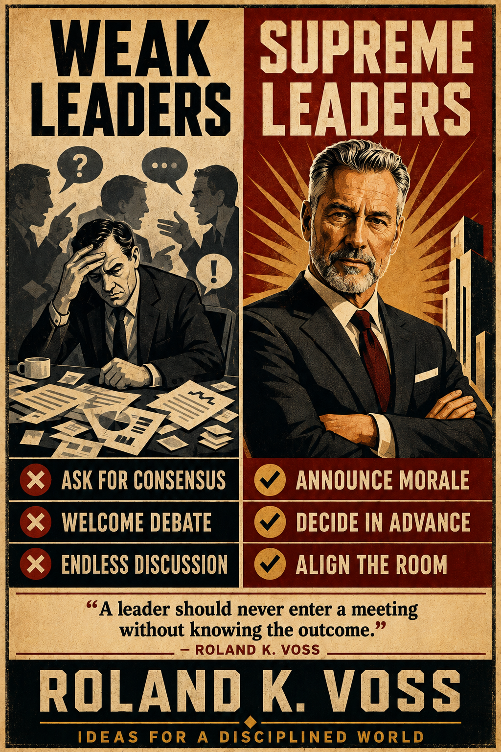 Weak Leaders vs. Supreme Leaders poster